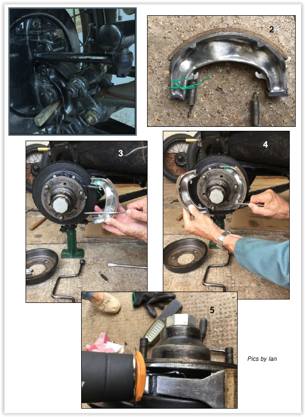 CHANGING BRAKE SHOES WITHOUT REM
